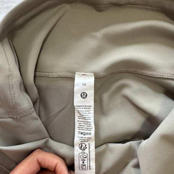 Lululemon Light Grey Leggings - Picture 3 of 4